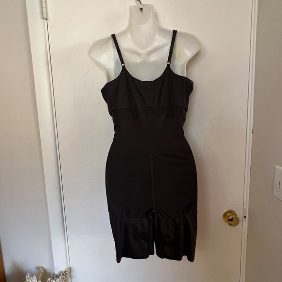 NWT SPANX OPEN BUST MID-THIGH SHAPER BODY SUIT PLUS SIZE 3X - Picture 12 of 16